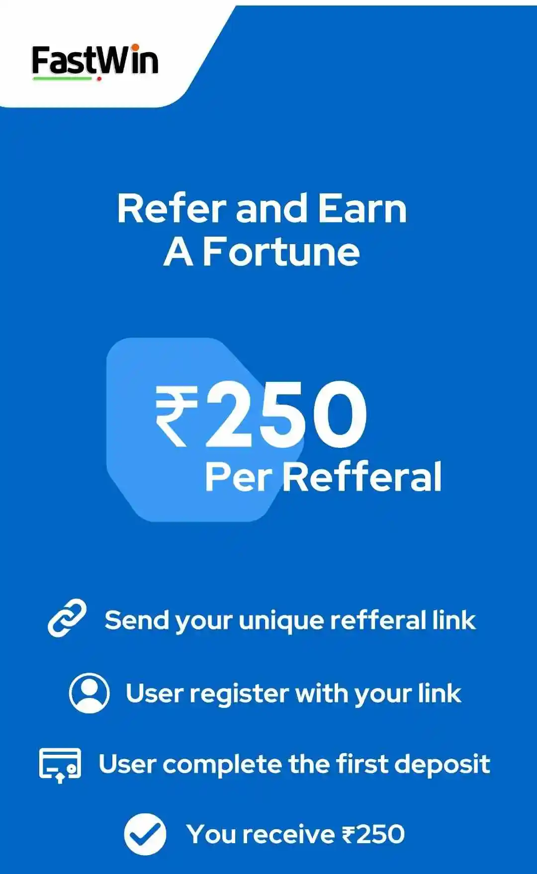 Fastwin Refer and Earn