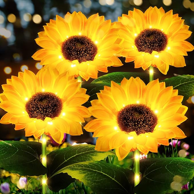 Sunflower solar light 